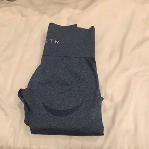 NVGTN slate blue contour leggings size small
